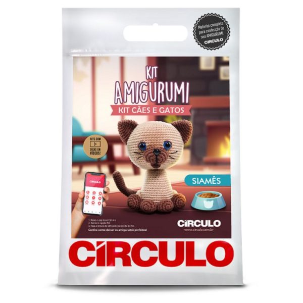 Amigurumi Κιτ Πλεξίματος CÍRCULO - Siames