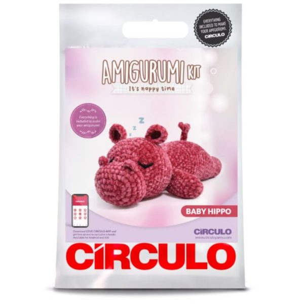 Amigurumi Κιτ Πλεξίματος CÍRCULO - Baby Hippo
