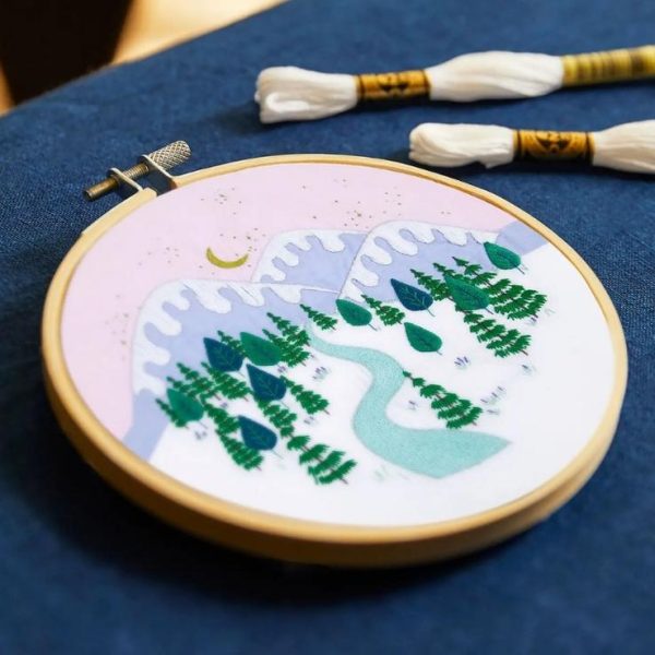 Κιτ Κεντήματος DMC - Winter Landscape by Georgie K. Emery