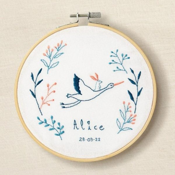 Κιτ Κεντήματος DMC - Stork Baby Keepsake