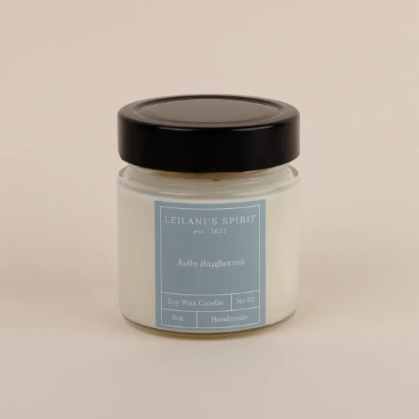 Κερί Σόγιας - Άνθη Βαμβακιού 8oz