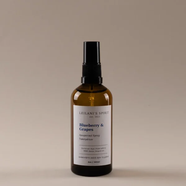 Αρωματικό Spray Υφασμάτων 100ml - Blueberry & Grapes