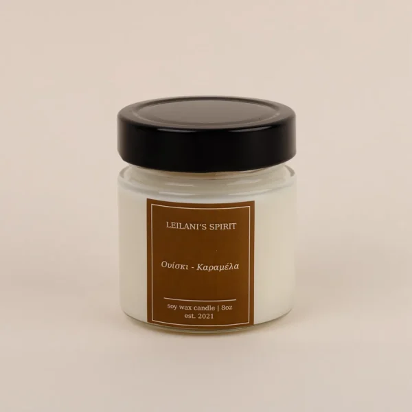 Κερί Σόγιας – Ουίσκι Καραμέλα 8oz